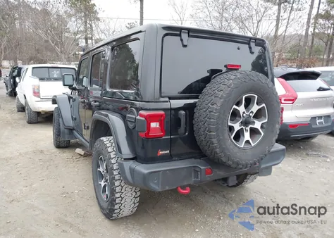 2021 Jeep Wrangler Unlimited Rubicon 4X4 из США, поврежденный, VIN 1C4HJXFN2MW695886